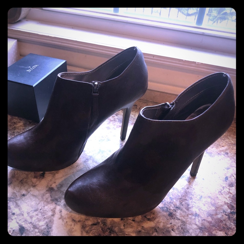 Women’s Dark Brown High Heeled Boots